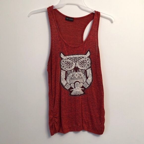 Free Kisses Tops - Free Kisses medium tribal Aztec lace owl tank top
